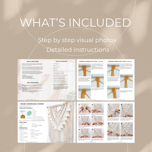 Boheme Wall Hanging- Digital PDF and Knot Guide