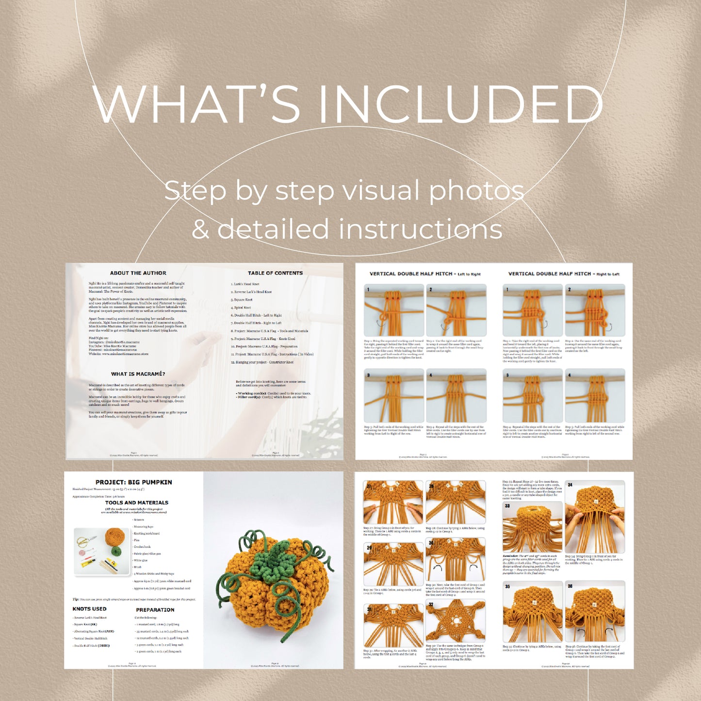 Pumpkin - Digital PDF and Knot Guide