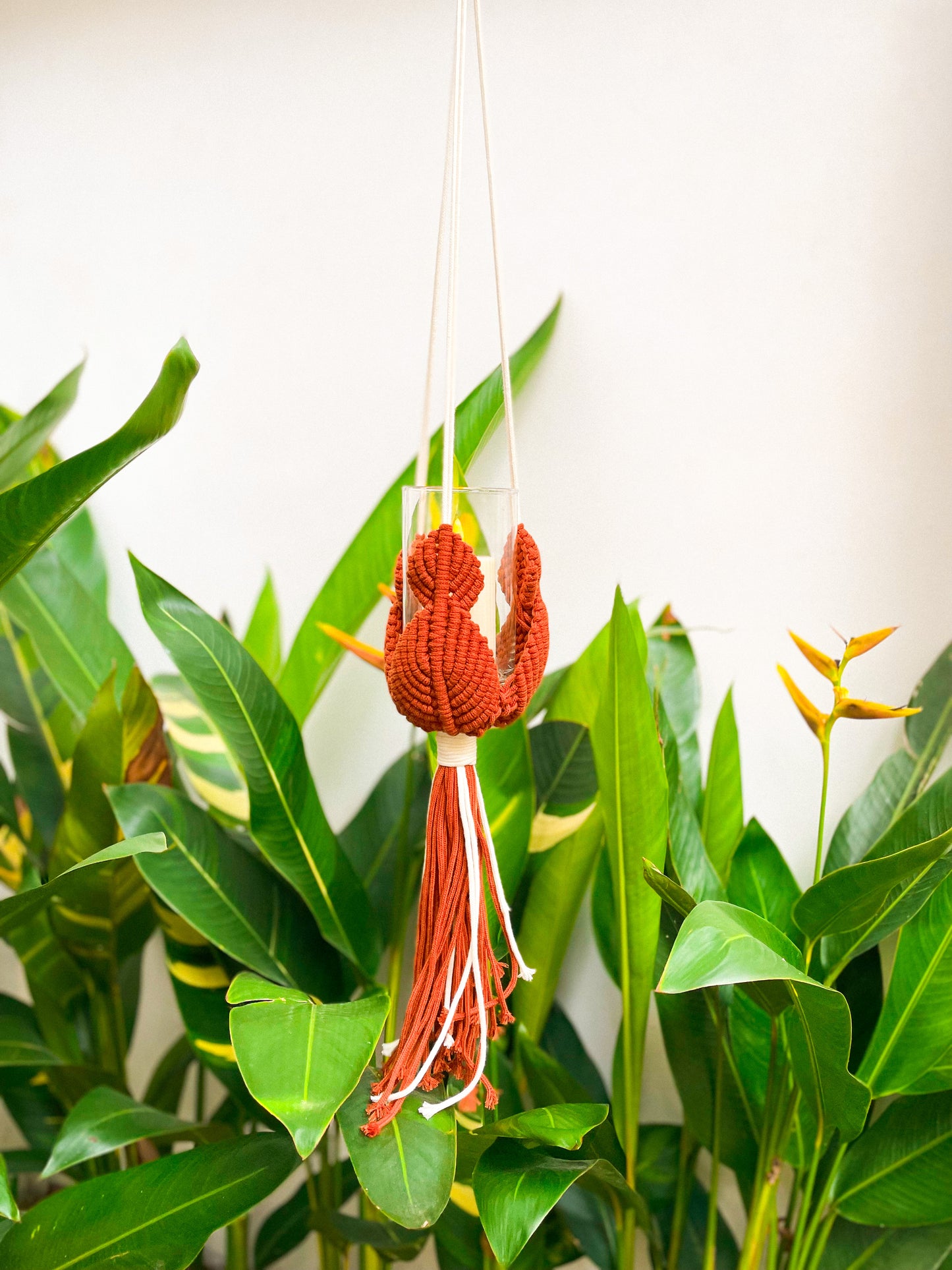 Macrame Leaves Pot Holder - Digital PDF and Knot Guide