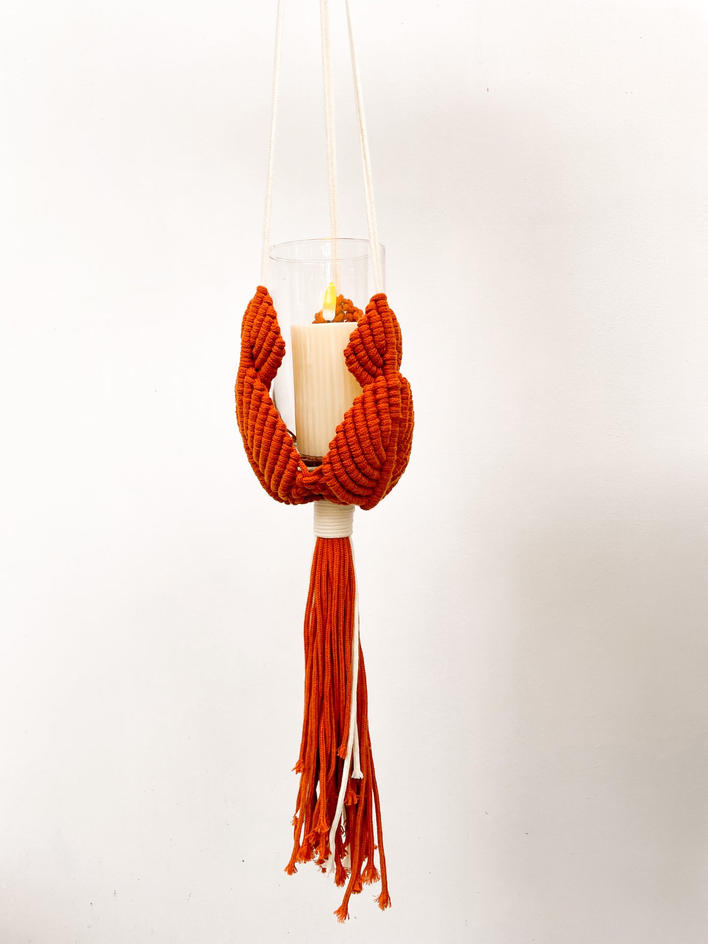 Macrame Leaves Pot Holder - Digital PDF and Knot Guide