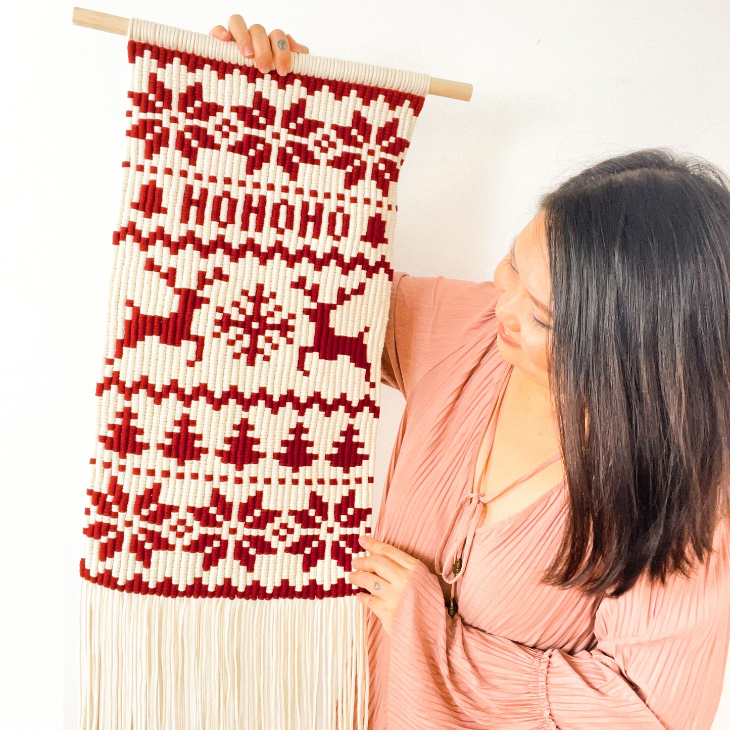 Christmas Ugly Sweater Pixel Pattern - Digital PDF and Knot Guide