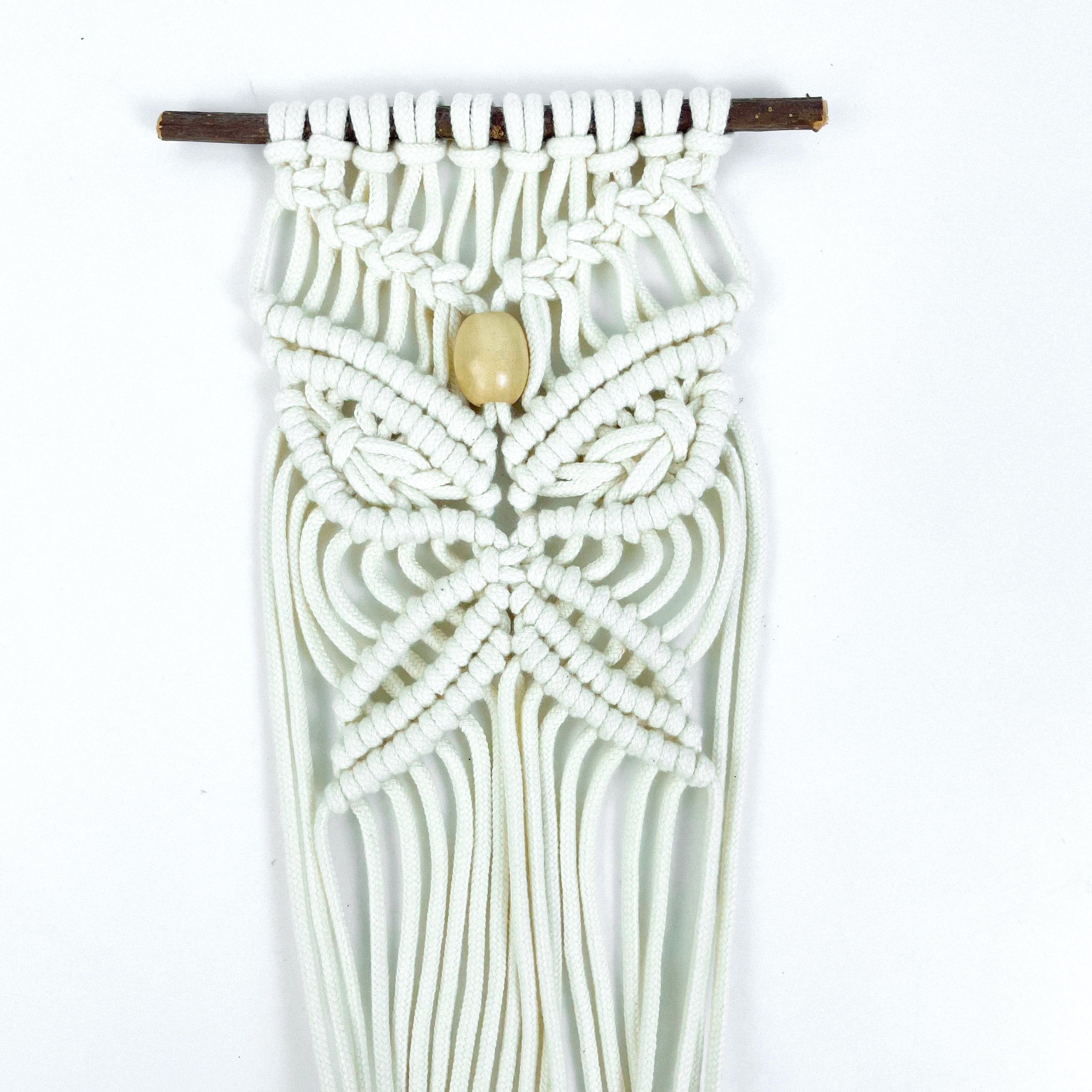 Kit fai da te - Macrame Butterfly Plant Hanger - Crea il tuo kit