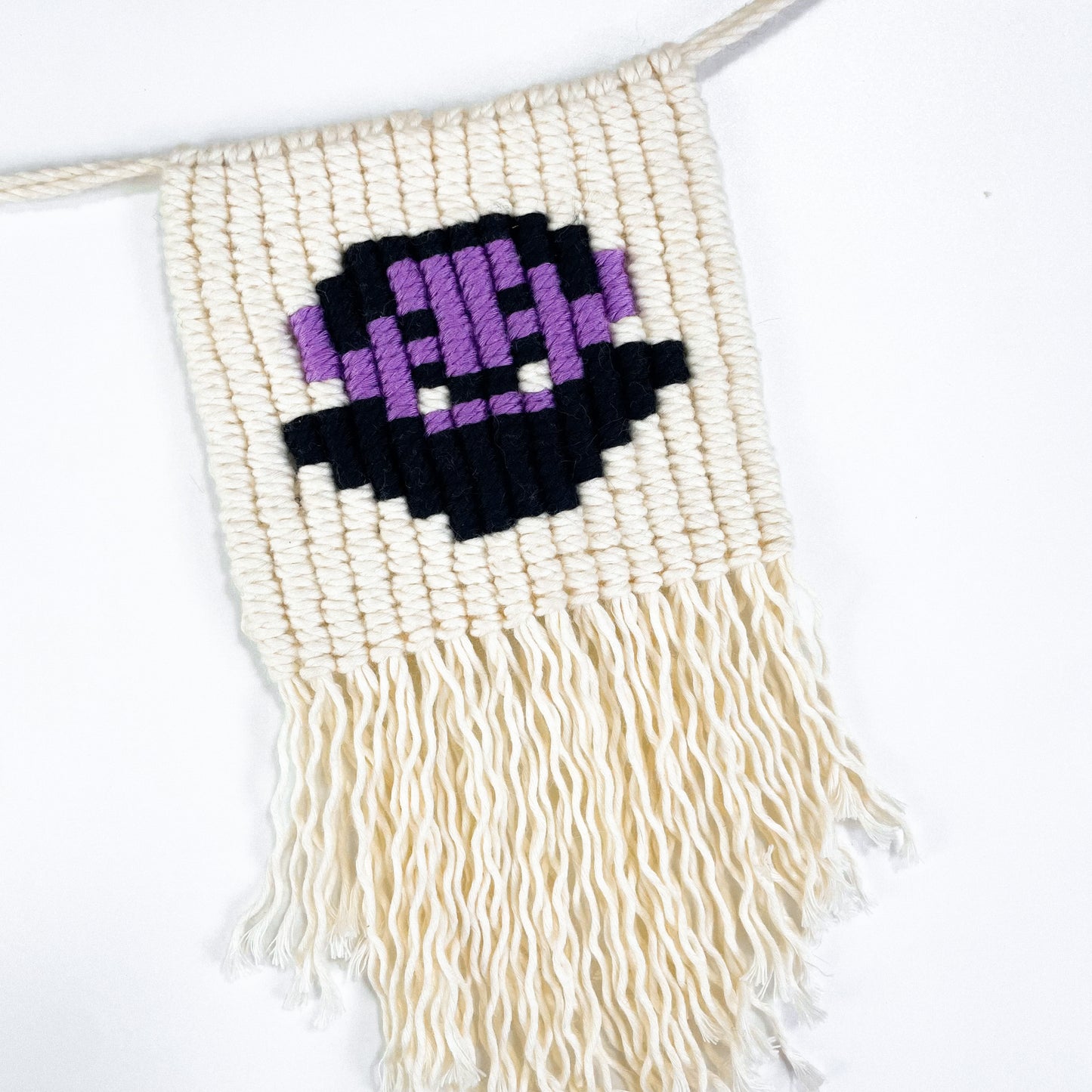 Halloween Pixel Garland - Digital PDF and Knot Guide