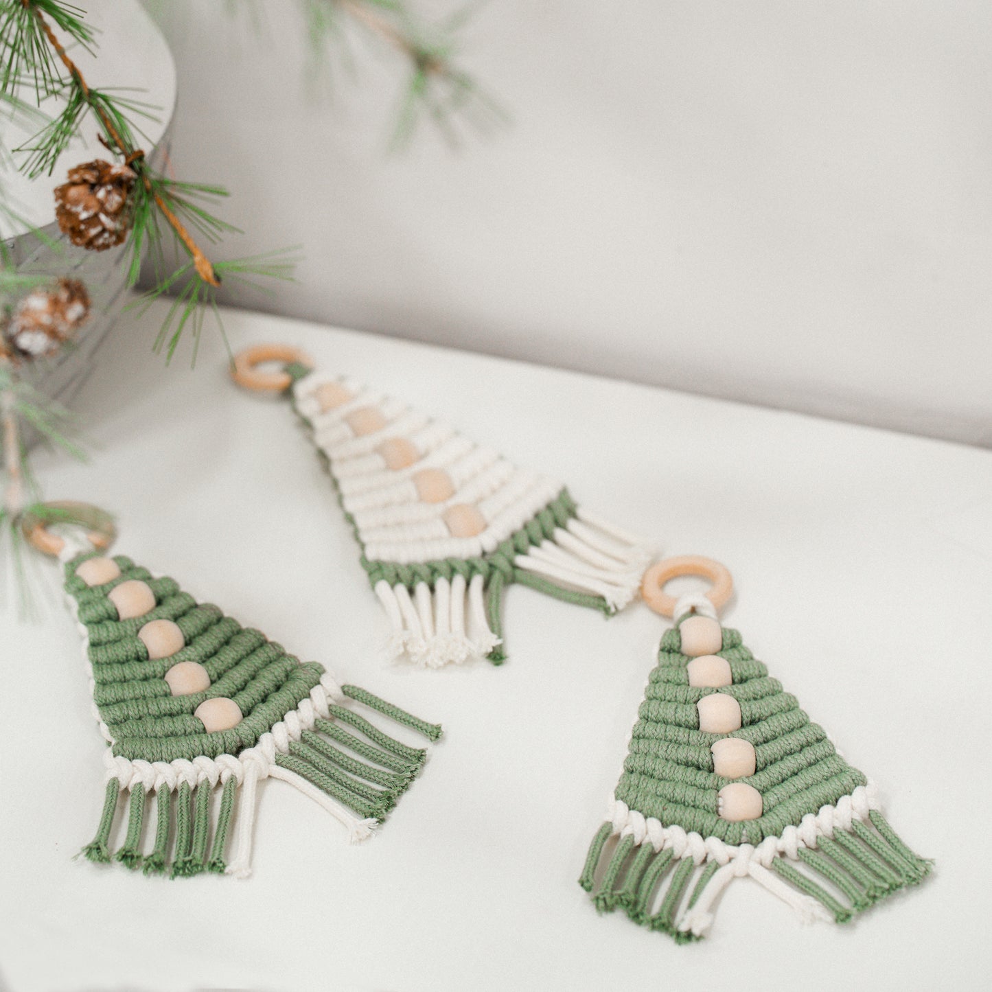 Macrame Christmas Bundle - 6 Digital PDFs and Knot Guides