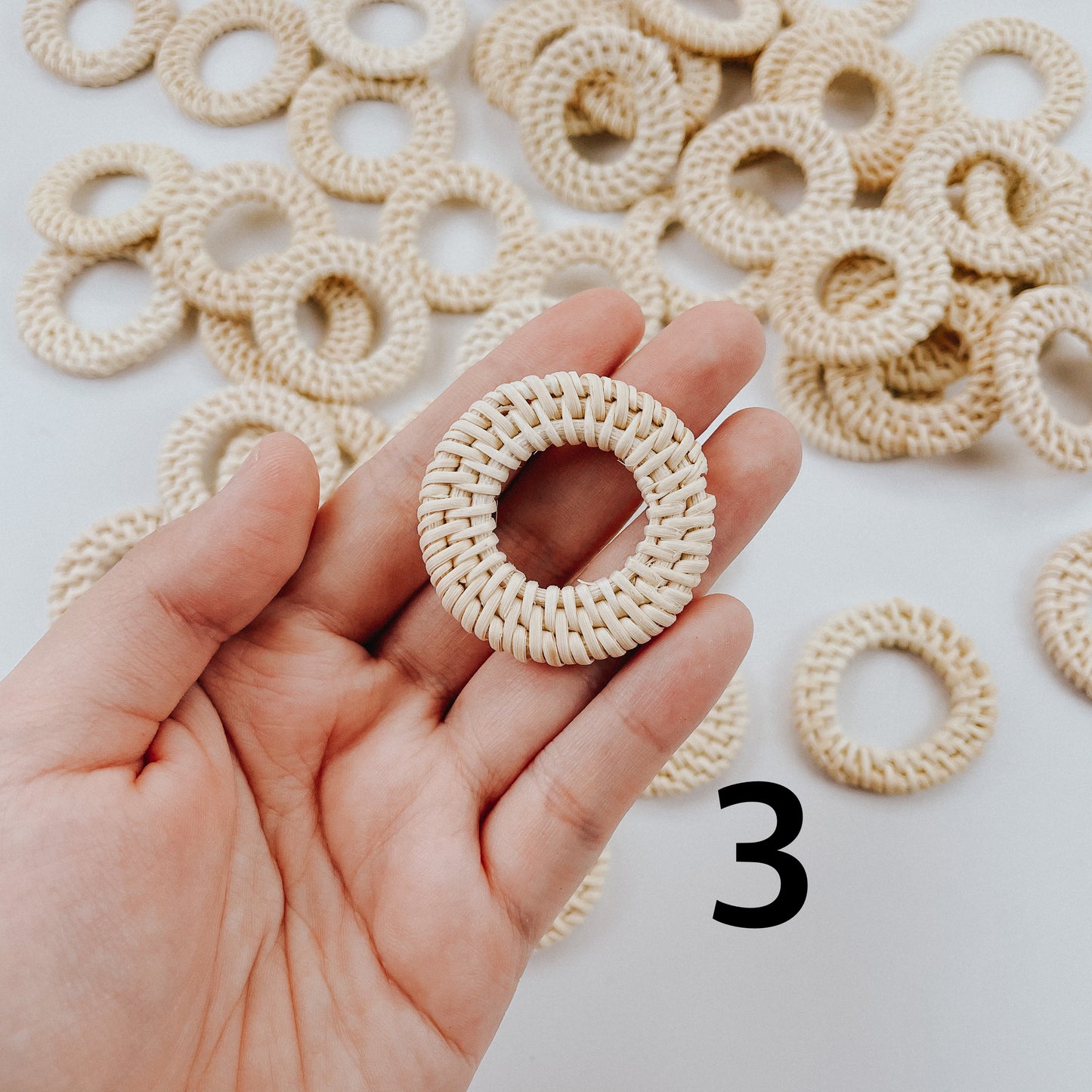 Natural Rattan Wood Earring/Charms