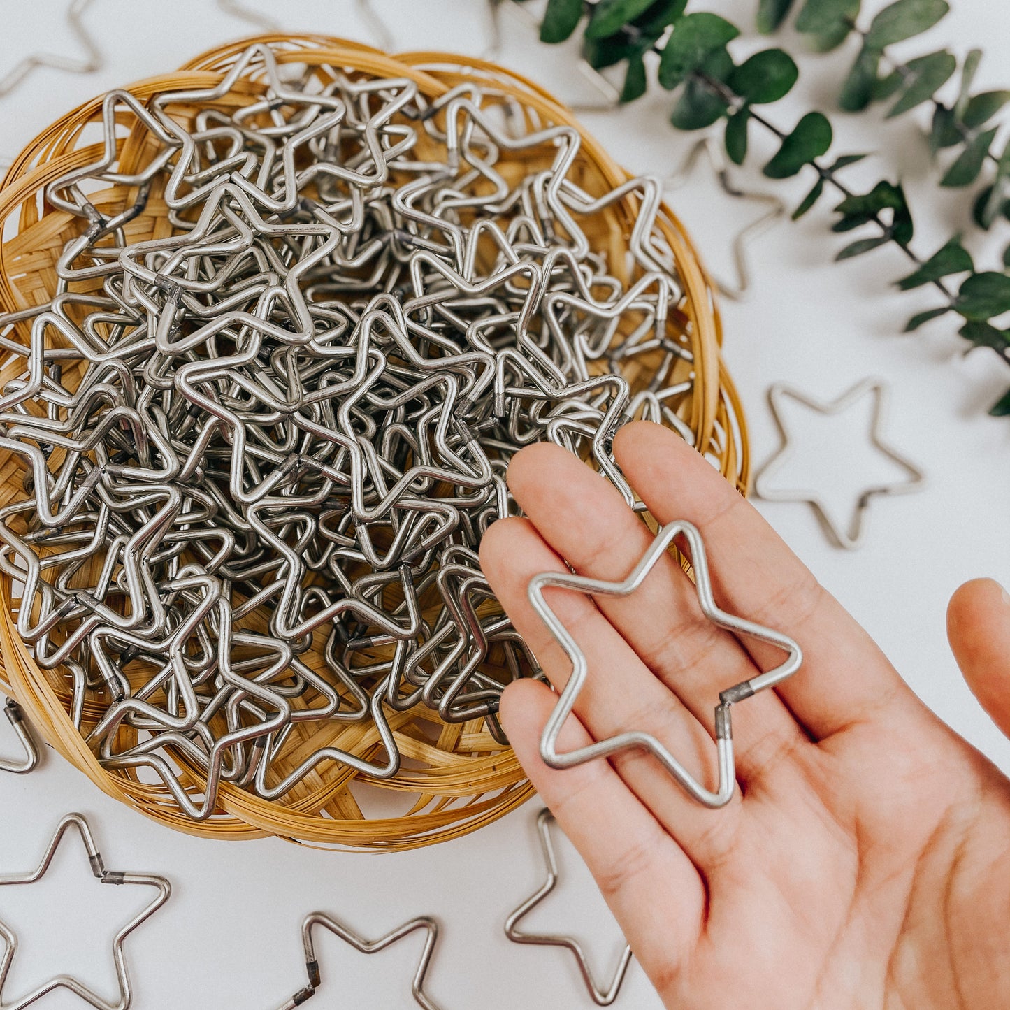 Metal Star Hoops For Christmas Ornaments/ Dreamcatchers - Many sizes