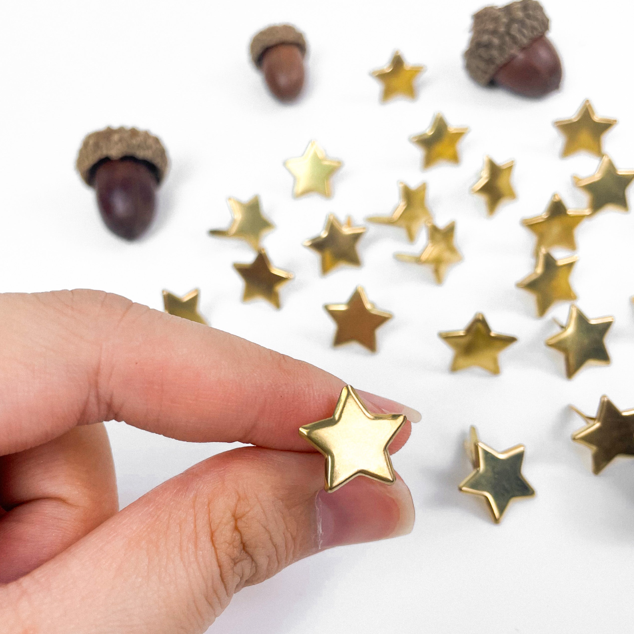 Clip on Gold Star/ Christmas Decorative Star