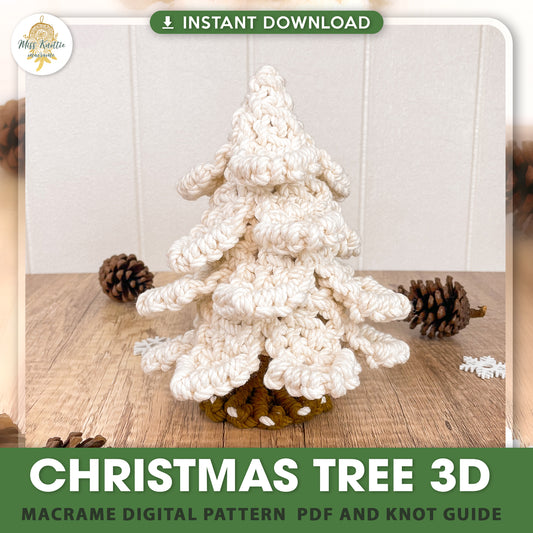 (PRE-ORDER) Christmas Tree 3D - Digital PDF and Knot Guide