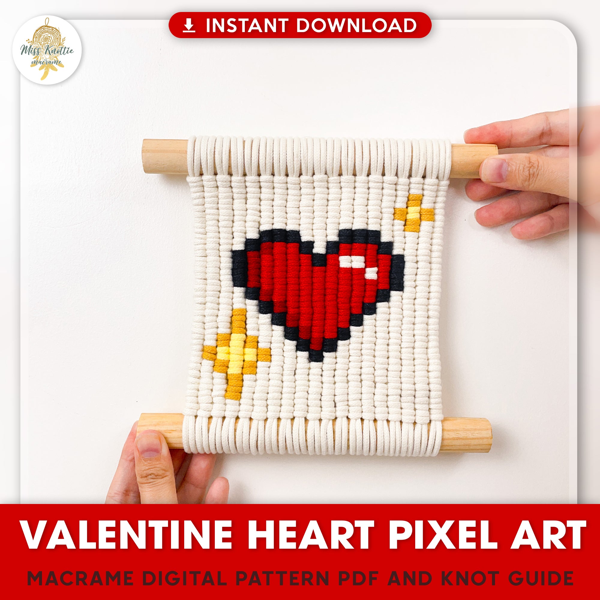 Valentine Heart Pixel Art - FREE PIXEL CHART