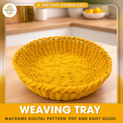 Weaving Tray- Digital PDF and Knot Guide (PRE-ORDER)