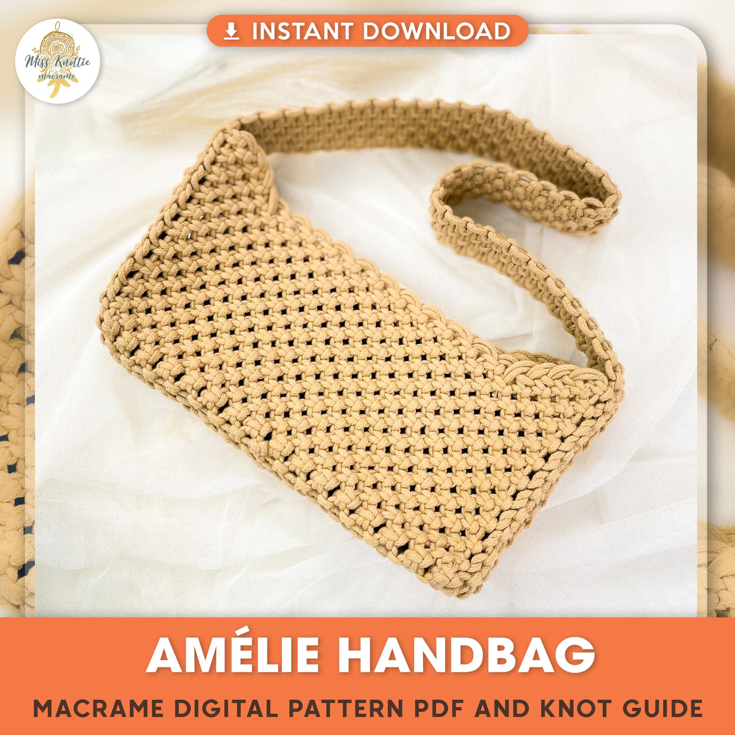 Amélie Handbag - Digital PDF and Knot Guide