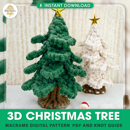3D Christmas Tree - Digital PDF and Knot Guide