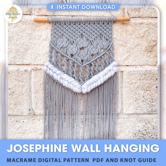 Josephine Wall Hanging- Digital PDF and Knot Guide