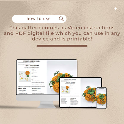 Pumpkin - Digital PDF and Knot Guide