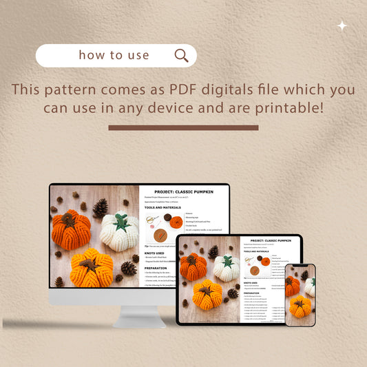 Macrame Autumn Bundle - 3 Digital PDFs and Knot Guides