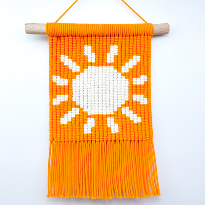 Sun Pixel Art Pattern - Digital PDF and Knot Guide