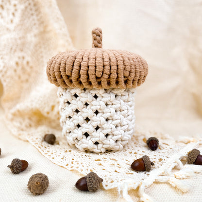Macrame Acorn Basket - Digital PDF and Knot Guide