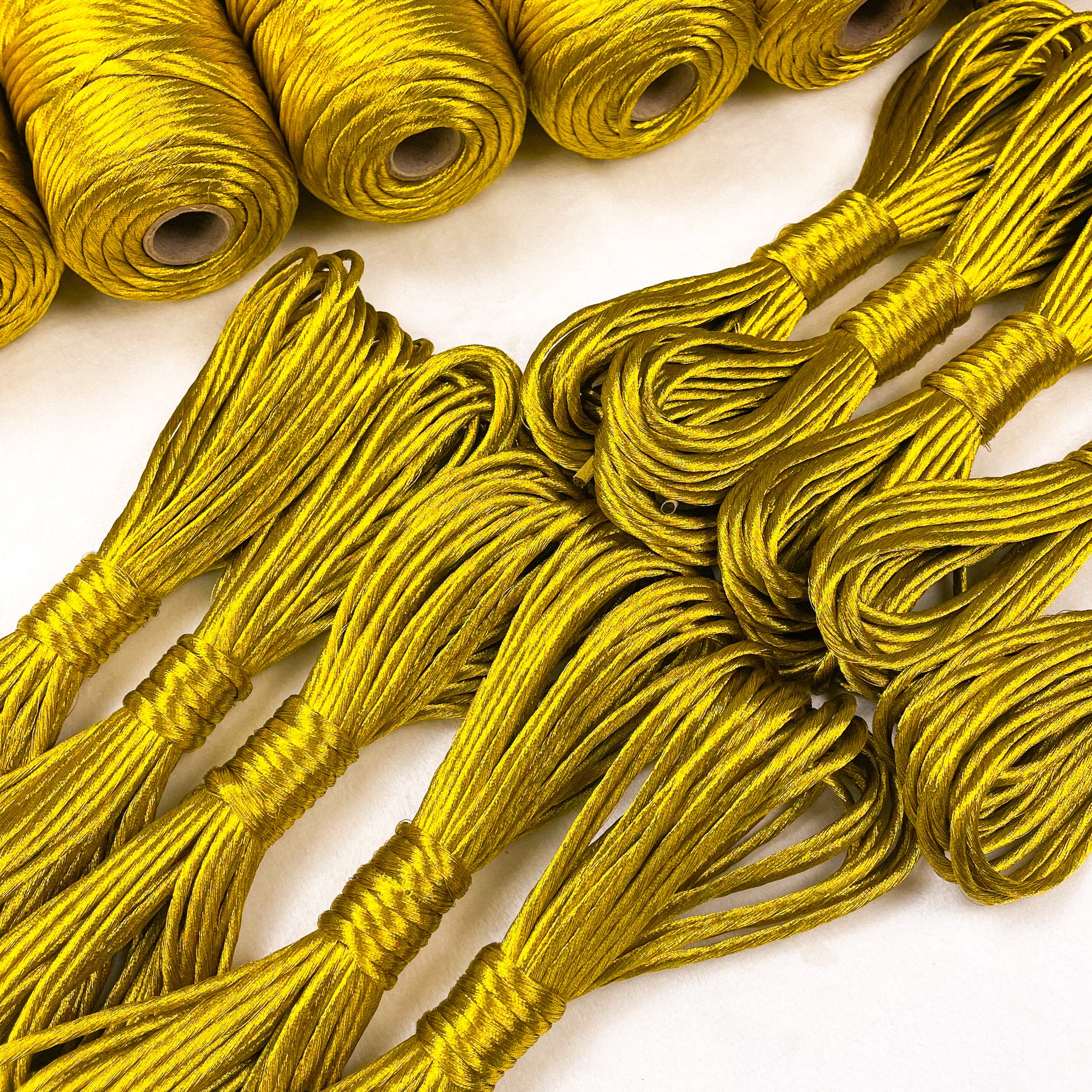 Metallic Gold & Gold Wired Ribbon - 7.3 Meter Spool