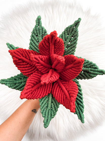 Macrame Poinsettia - Digital PDF and Knot Guide
