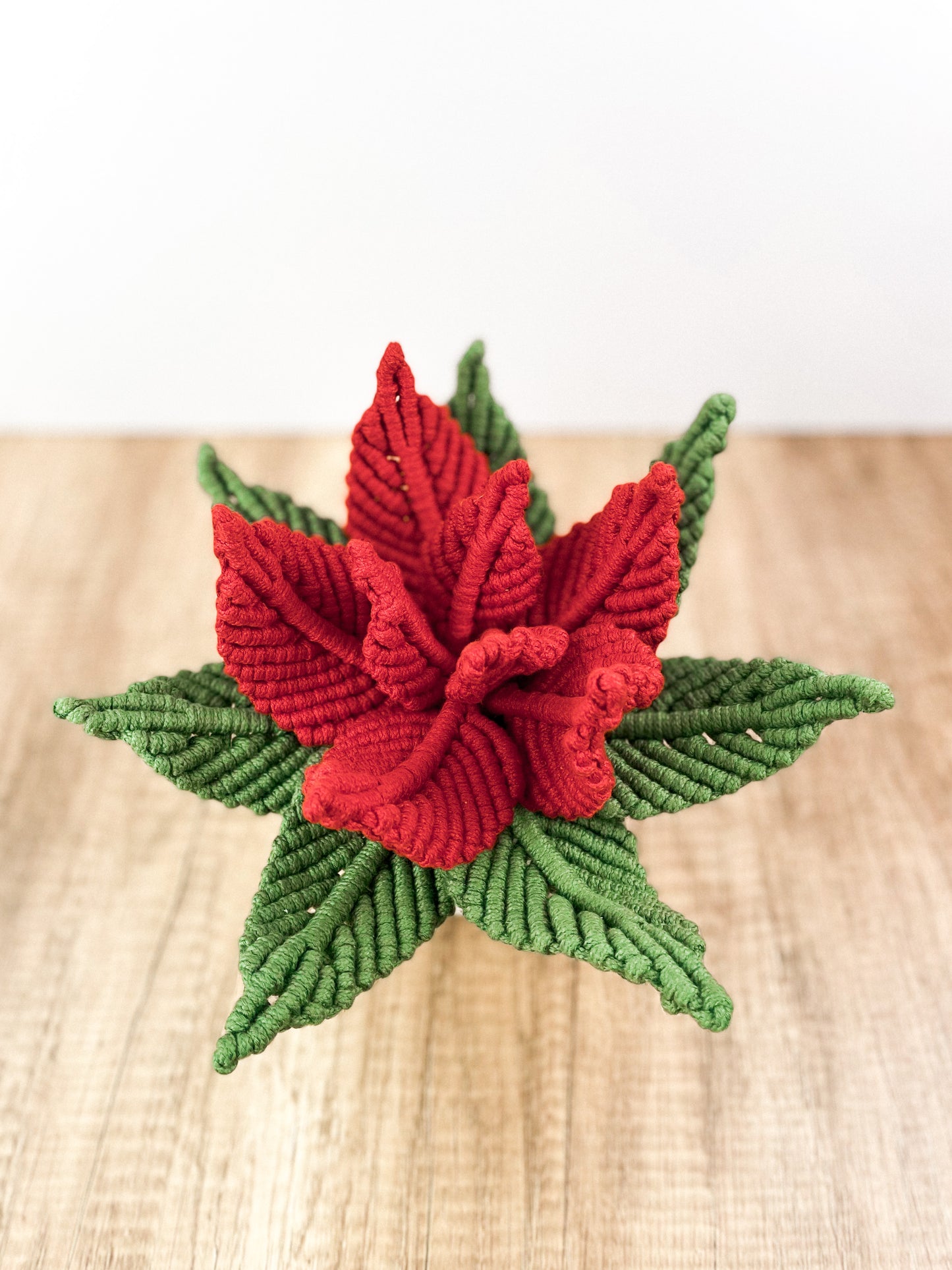 Macrame Poinsettia - Digital PDF and Knot Guide
