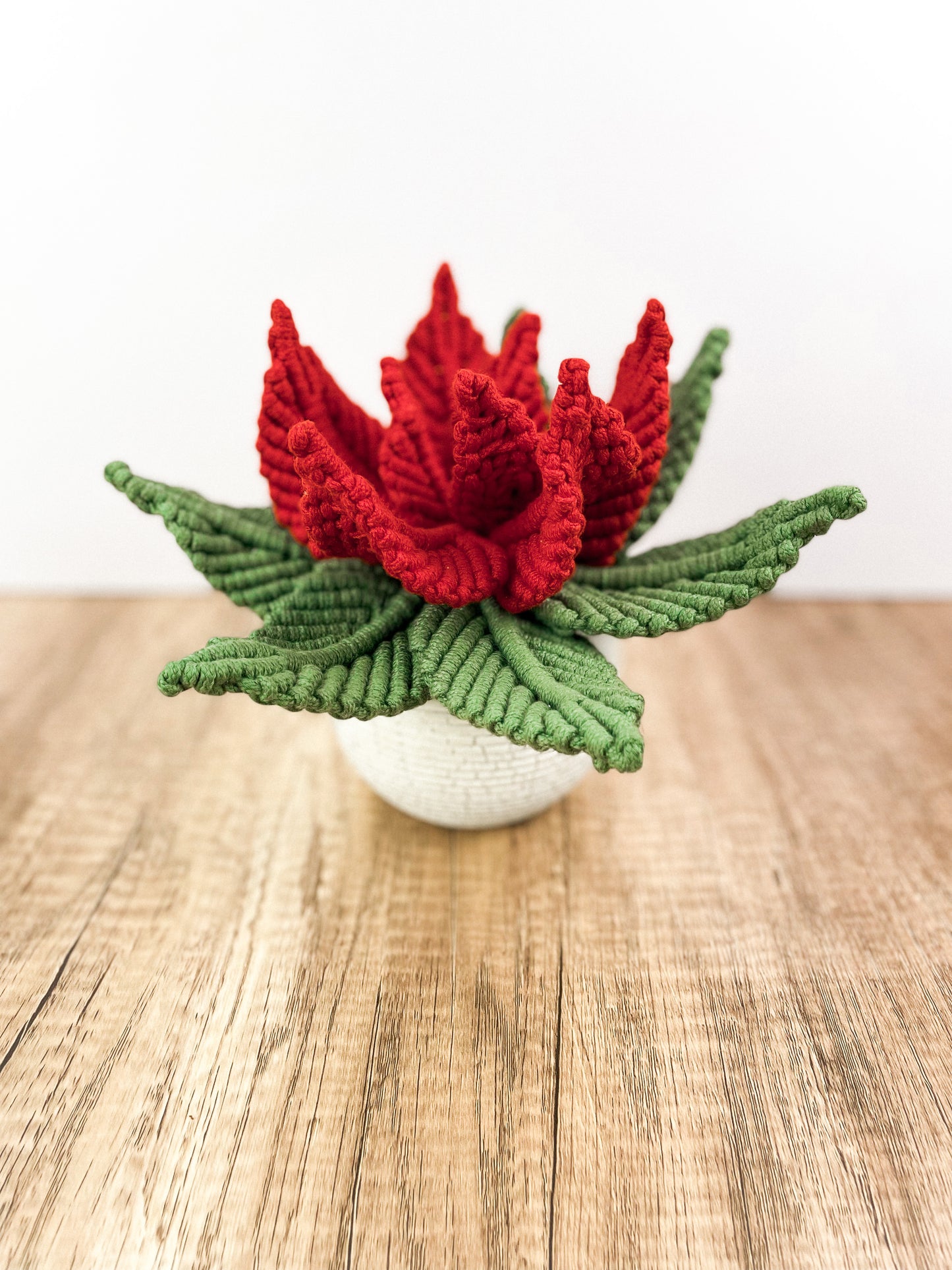 Macrame Poinsettia - Digital PDF and Knot Guide