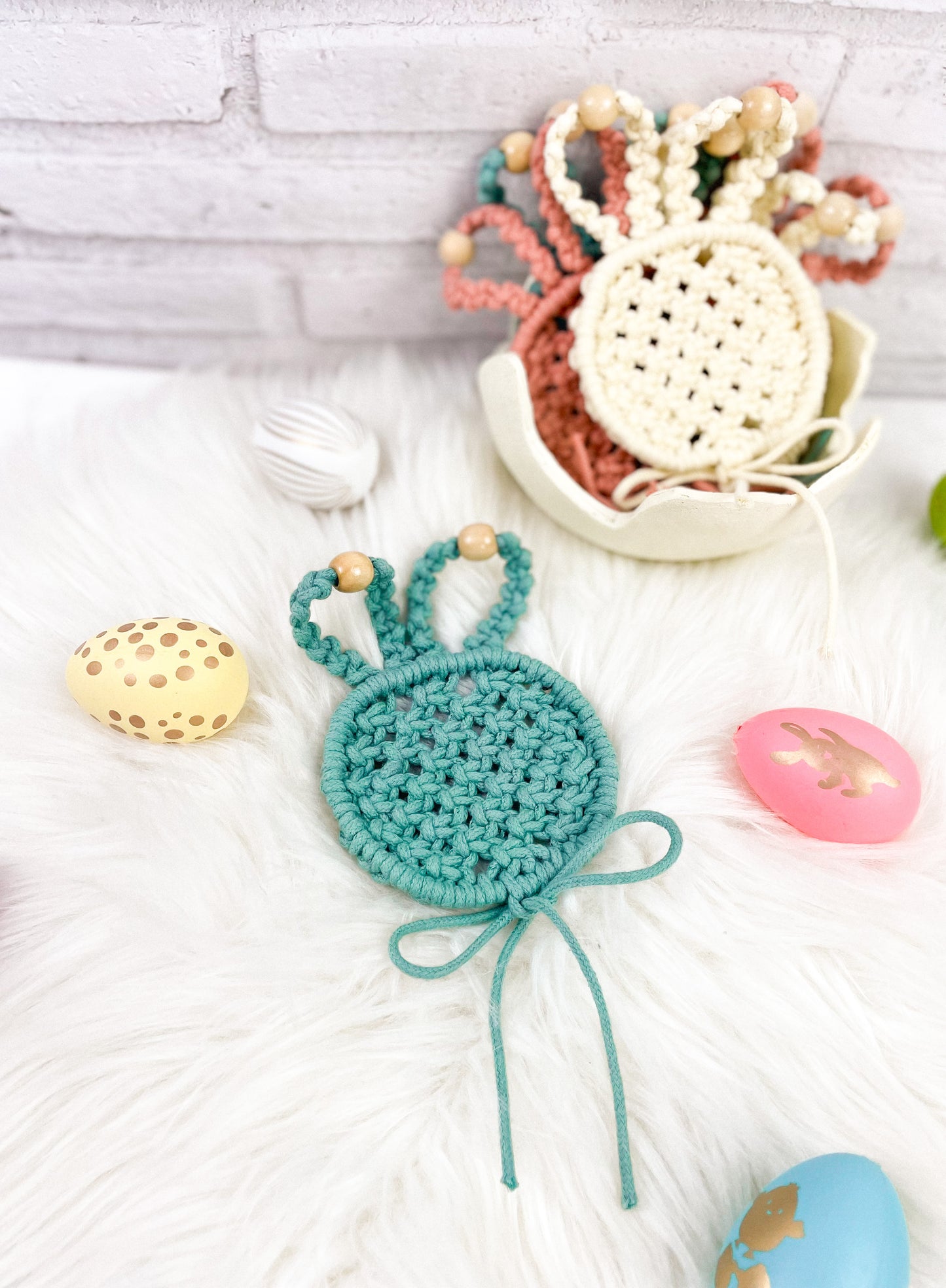 Macrame Easter Bundle - 3 Digital PDFs and Knot Guides
