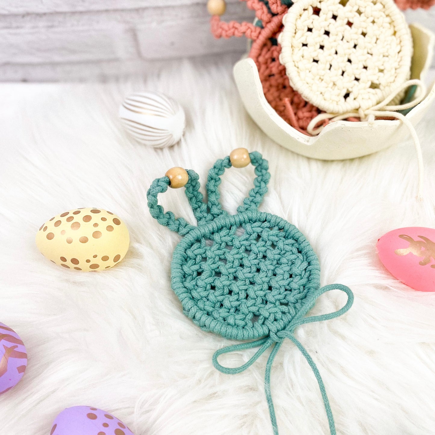 Macrame Easter Bundle - 3 Digital PDFs and Knot Guides