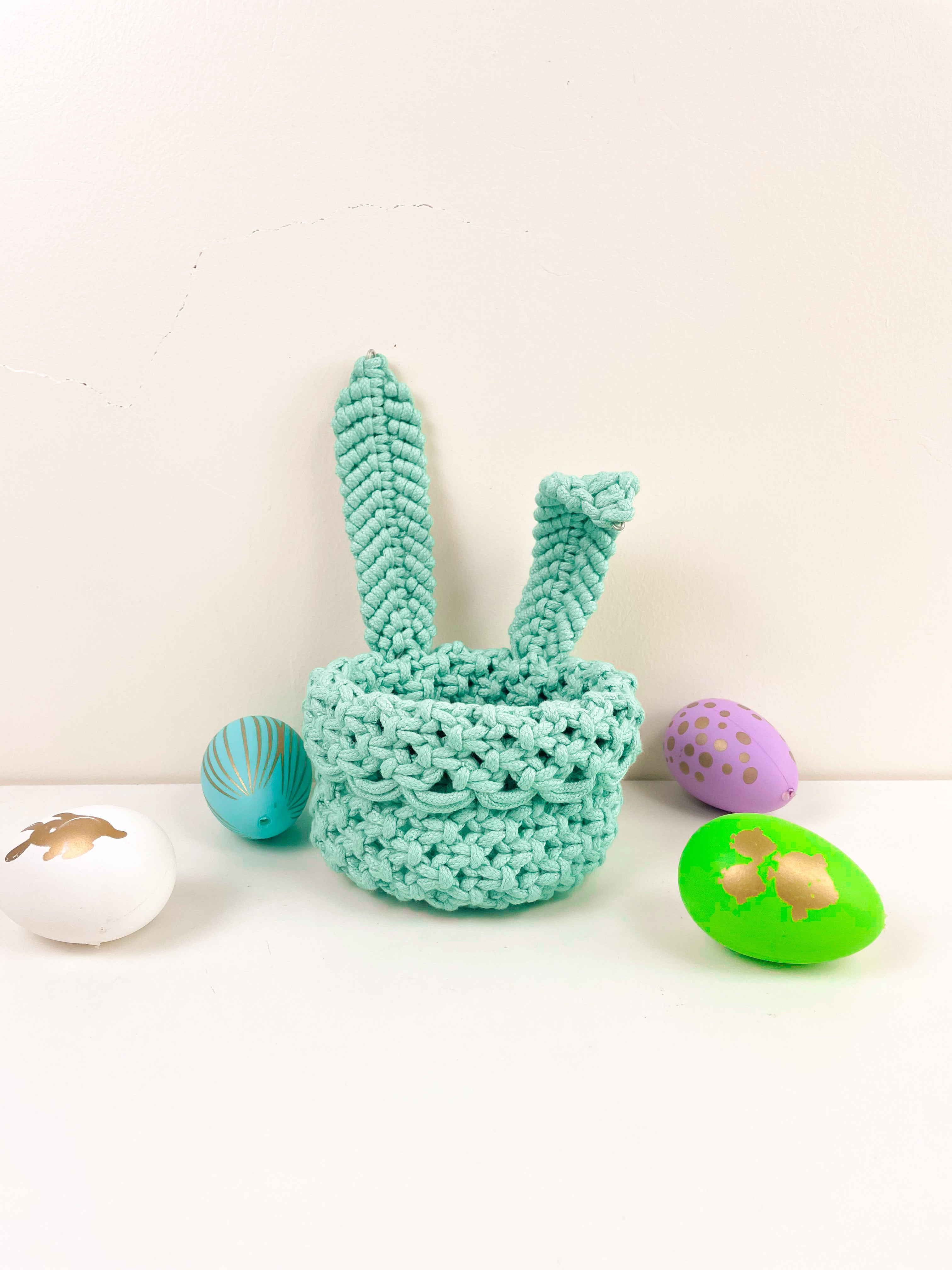 Easter Bunny Basket - Digital PDF and Knot Guide