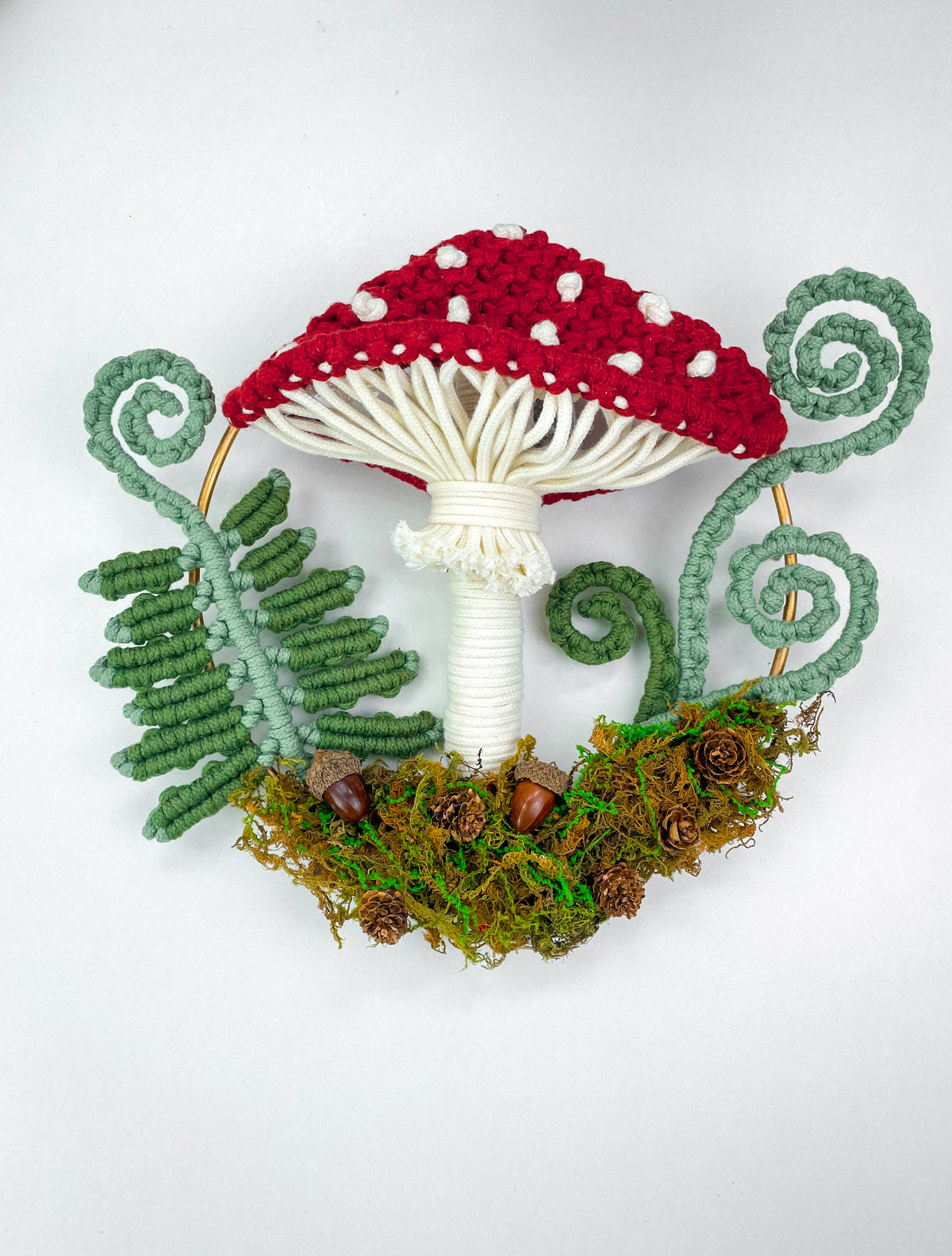 Forest Mushroom Wall Art - Digital PDF and Knot Guide