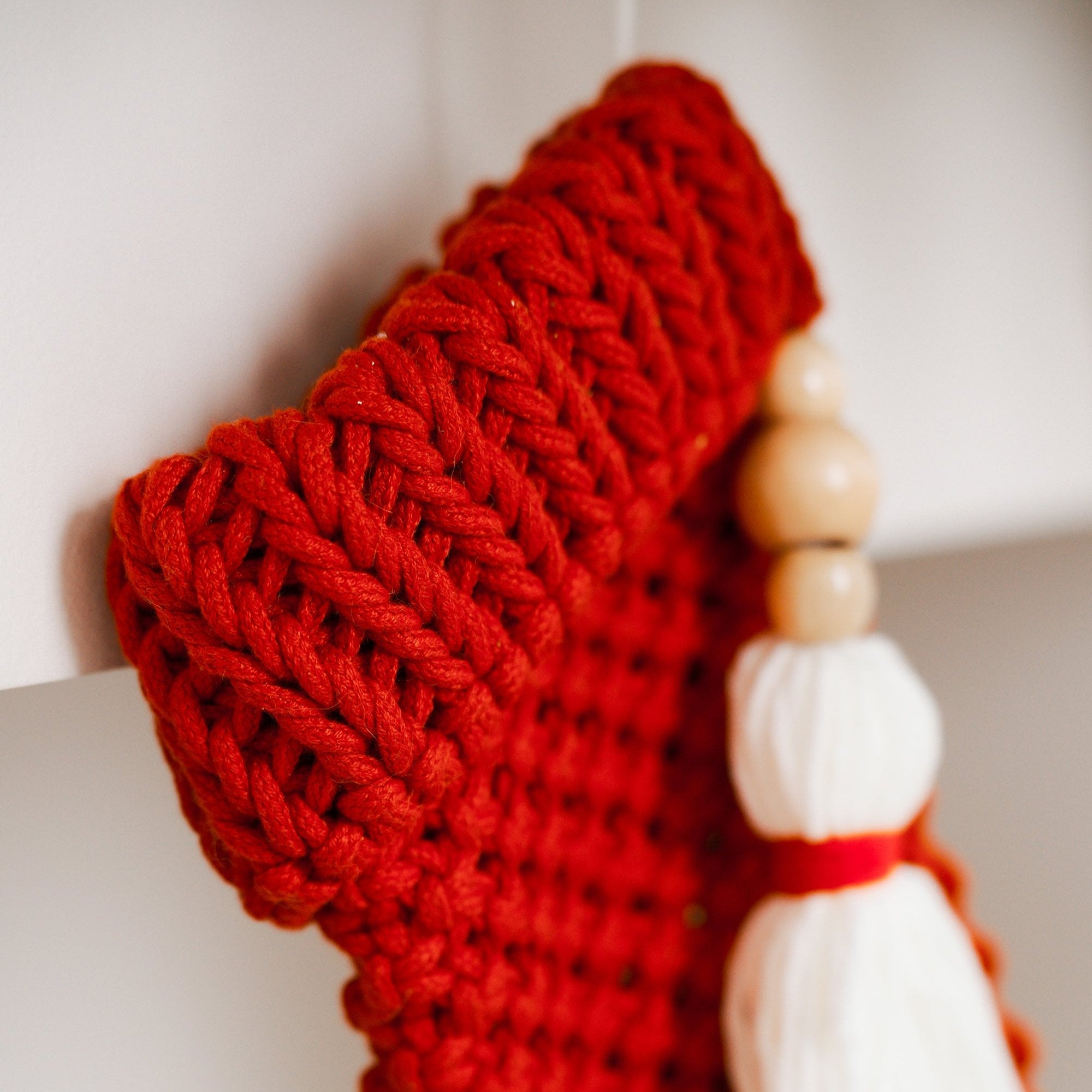 Macrame Christmas Stocking - Digital PDF and Knot Guide