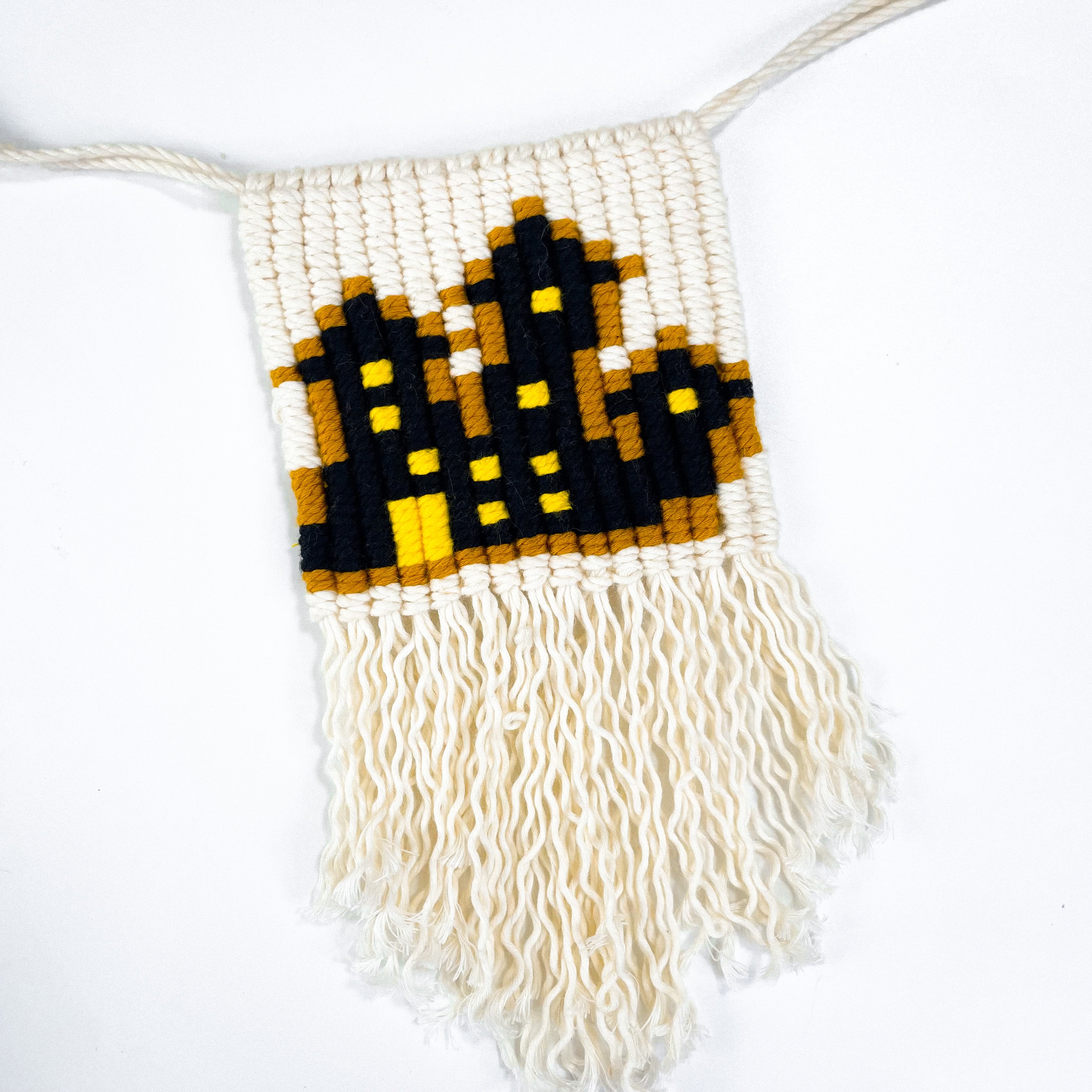 Halloween Pixel Garland - Digital PDF and Knot Guide