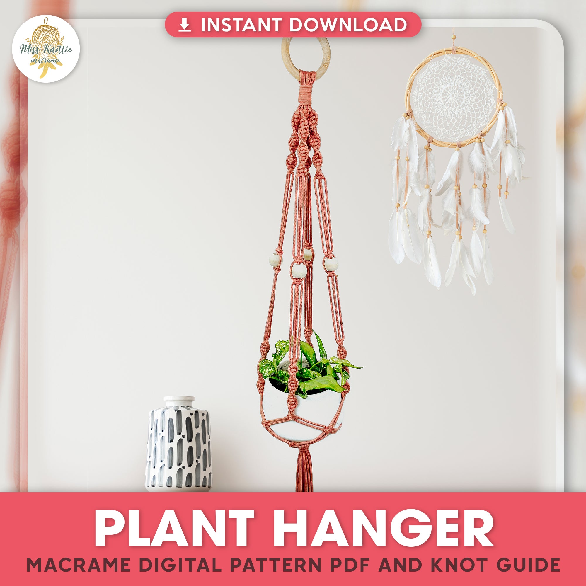 macrame plant hanger instructions pdf Plant Hanger