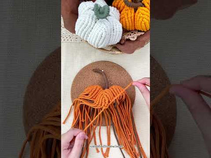 Macrame Classic Pumpkin - Digital PDF and Knot Guide