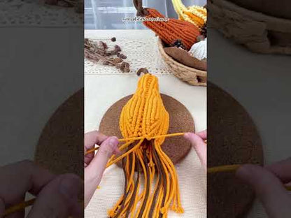 Macrame Butternut Pumpkin - Digital PDF and Knot Guide