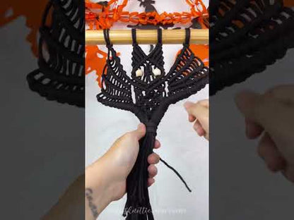 Halloween Bat Pattern - Guia Digital de PDF e Nós
