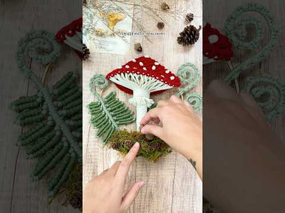 Forest Mushroom Wall Art - Digital PDF and Knot Guide