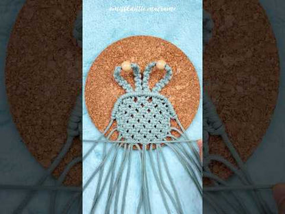 Posavasos de conejo de Pascua: guía de nudos y PDF digital