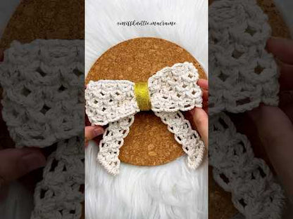 Macrame Bow - Digital PDF and Knot Guide
