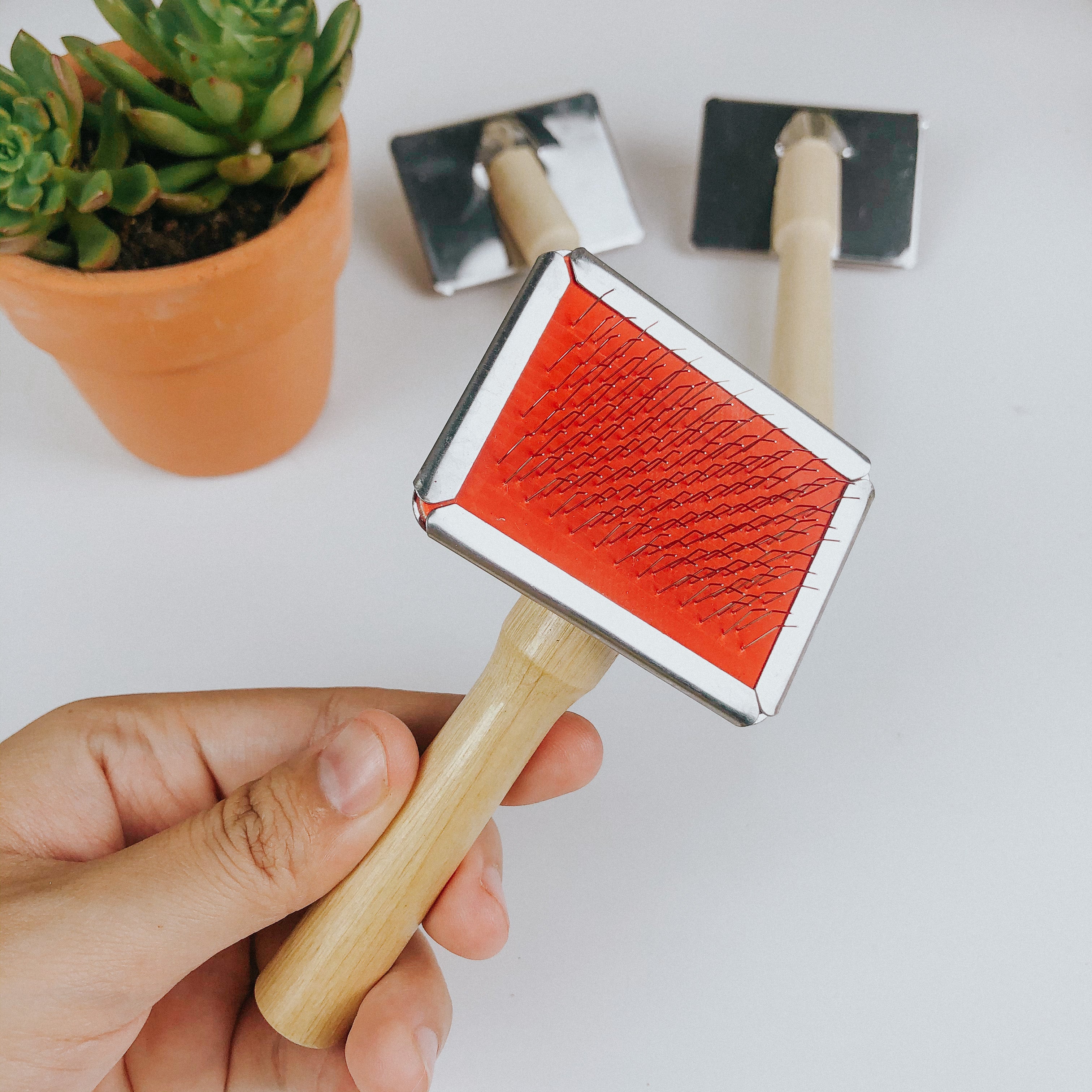 Wooden Brush For Macrame Cord