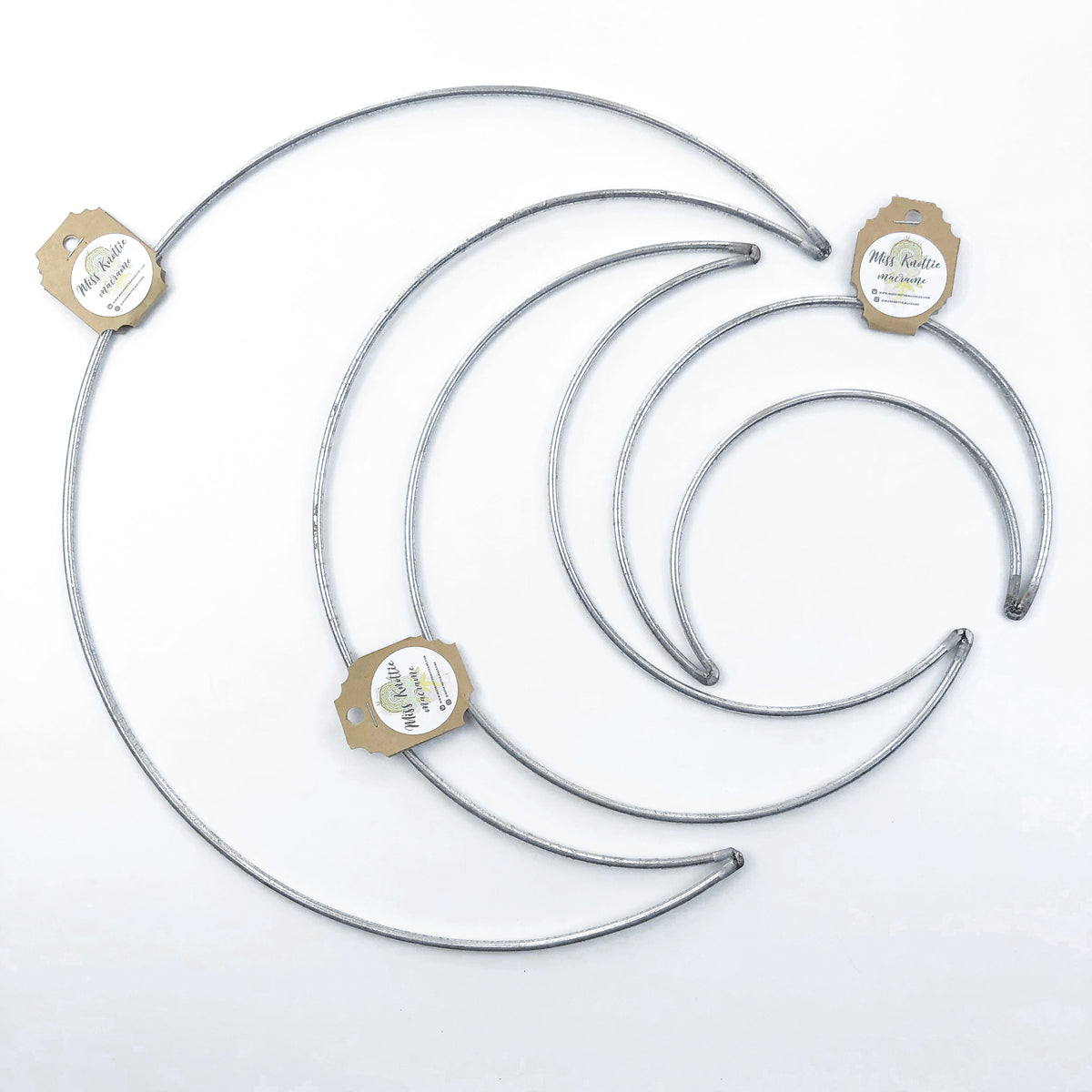 Moon Recycled Hoops
