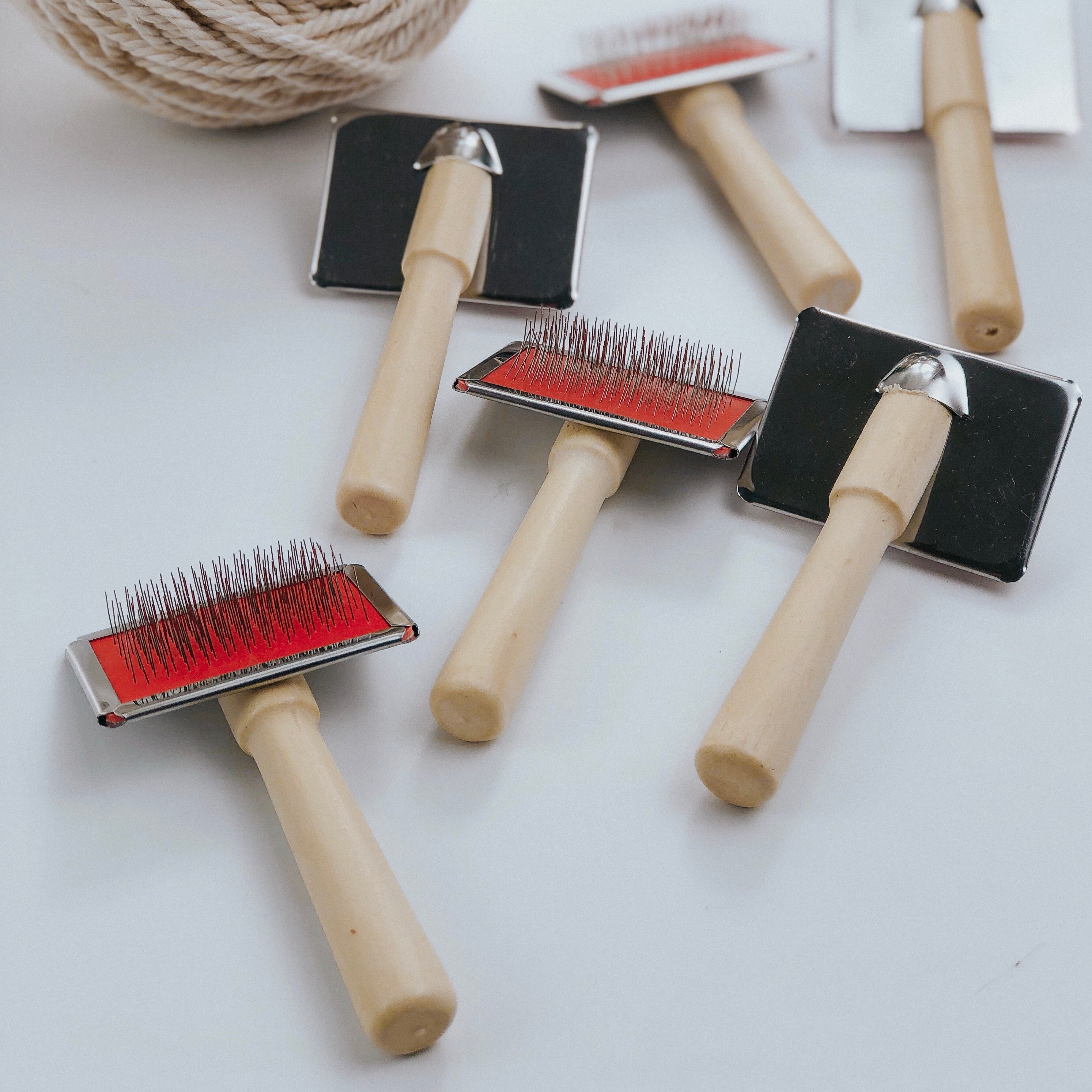 Wooden Brush For Macrame Cord