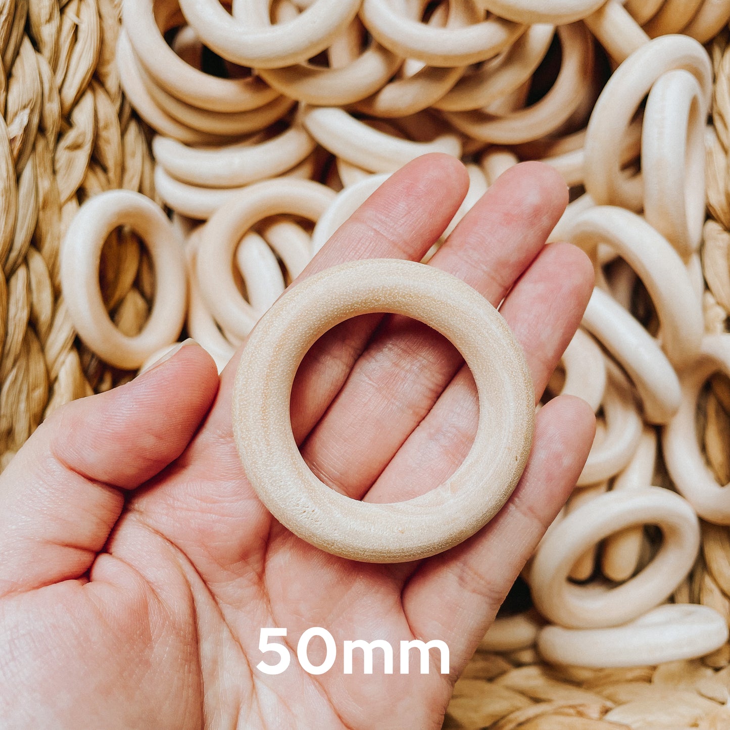 Natural Wooden Ring - Many Sizes