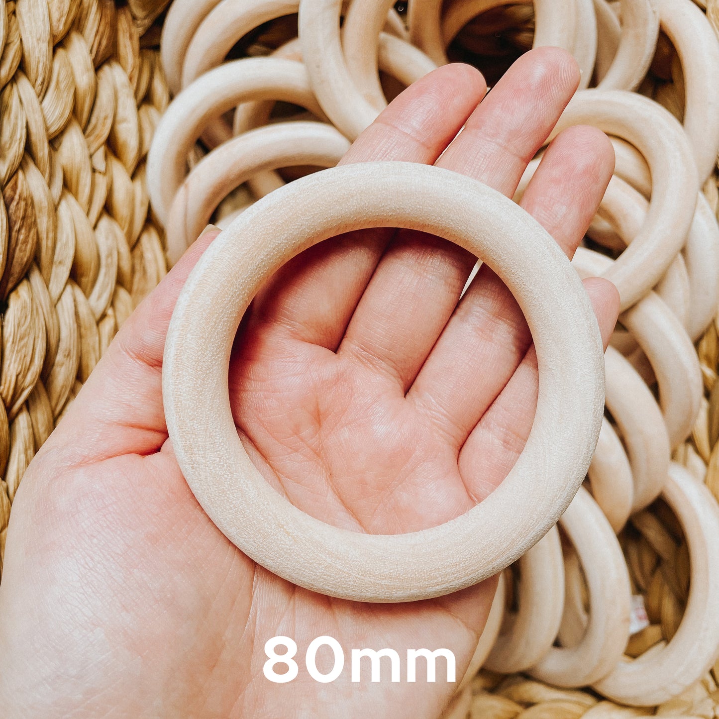 Natural Wooden Ring - Many Sizes