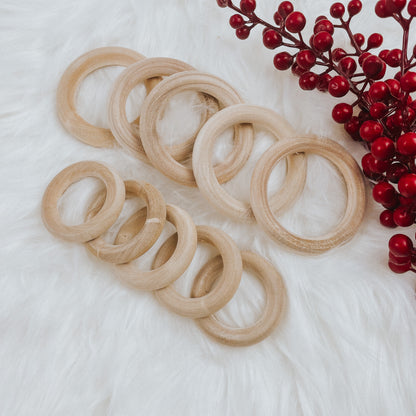 Natural Wooden Ring - Many Sizes