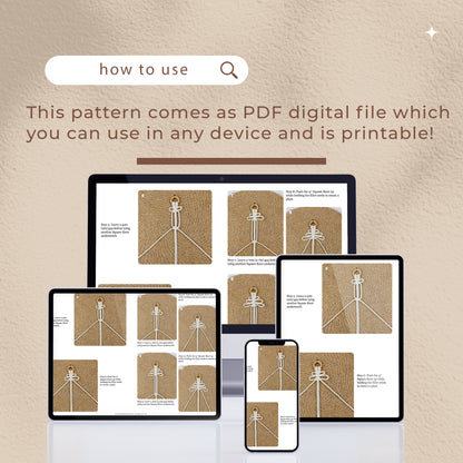 Christmas Tree Pattern - Digital PDF and Knot Guide